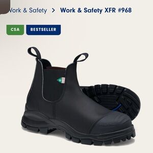 Steel toe safety boots - Blundstone - 6.5 mens